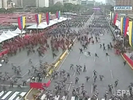 Покушение на Мадуро. Видео