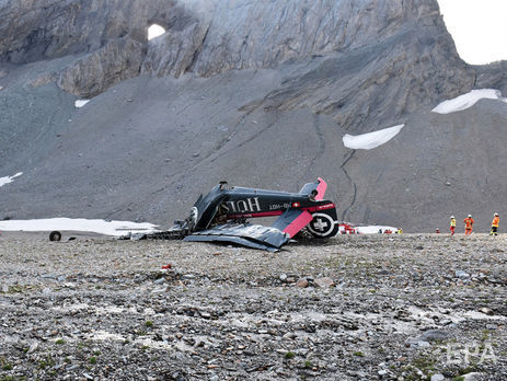 ﻿У Швейцарських Альпах розбився літак Junkers Ju-52 із 20 людьми на борту
