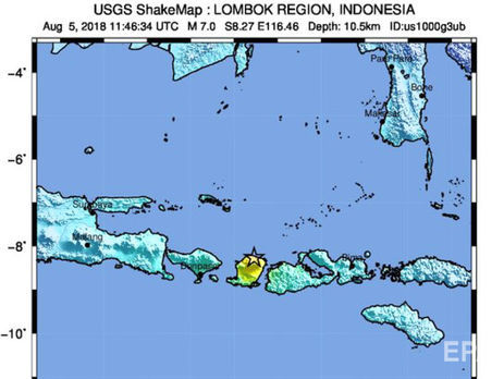 ﻿В Індонезії стався потужний землетрус. У Геологічній службі США попереджають про ймовірне цунамі