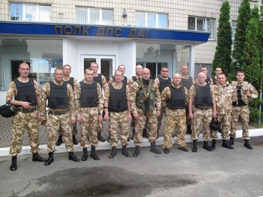 В зону АТО отправились 20 инспекторов ГАИ из Киева