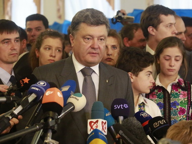 Порошенко: Моей целью, как и раньше, является мир