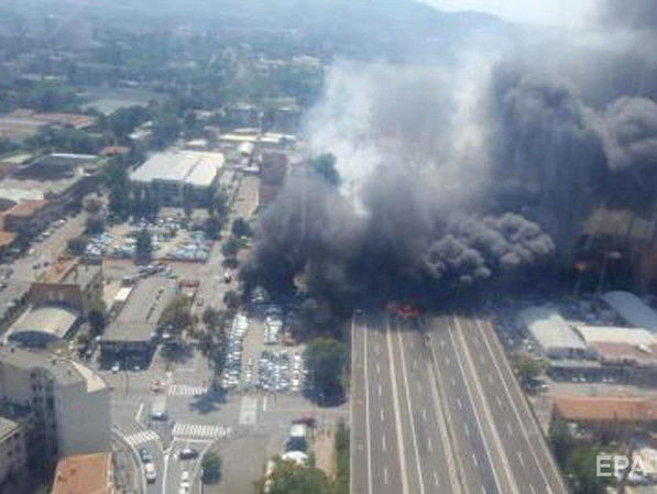 ﻿Кількість постраждалих під час вибухів на шосе в Болоньї перевищила 100 осіб 