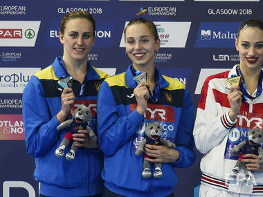﻿Українки виграли срібло в артистичному плаванні на об'єднаному чемпіонаті Європи з олімпійських видів спорту