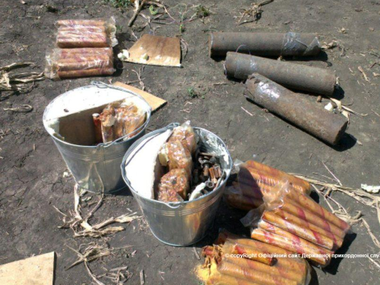 Госпогранслужба: Террористы оставили на "Должанском" множество минных ловушек