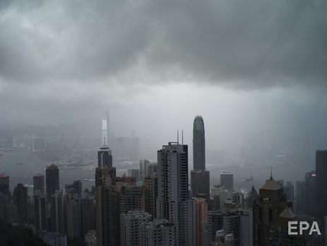 В Китае из-за тайфуна 