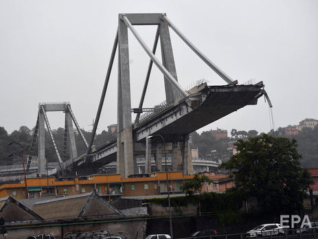 ﻿На місці обвалення мосту в Генуї триває рятувальна операція. Трансляція