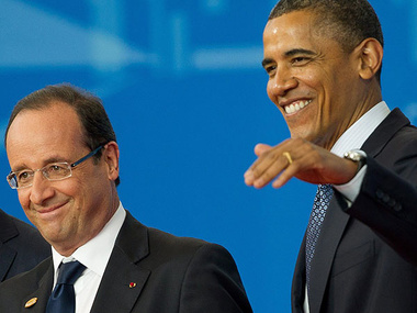 Франсуа Олланд и Барак Обама поговорили об Украине