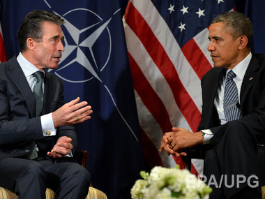 Обама и Расмуссен обсудили возможность НАТО противостоять агрессии РФ