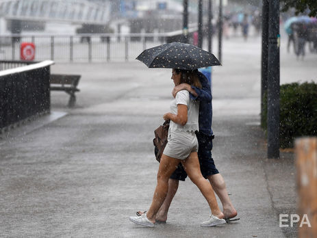 ﻿У Києві 16 серпня пройдуть грозові дощі