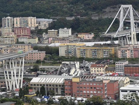 Количество жертв обрушения моста в Генуе увеличилось до 39, среди погибших есть дети