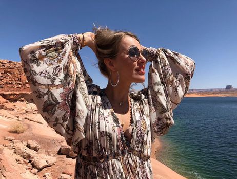 Собчак надела свадебное платье и фату