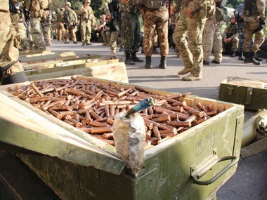 Террористы бросили на складе в Славянске 600 тысяч патронов и боеприпасов