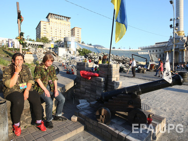 Самооборона Майдана: Власть засылает к нам алкоголиков для дискредитации