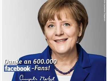 Украинские пользователи Facebook назвали Меркель "frau Ribbentrop"