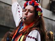 В Аргентине состоялась акция против путинской агрессии. Фоторепортаж