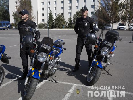 ﻿У Києві з'явилися патрульні на мотоциклах. Відео