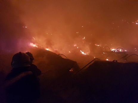 В Мукачево горит одно из крупнейших в Закарпатской области отделений 