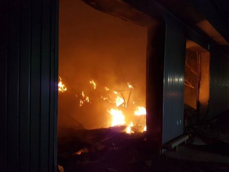 В Мукачево ликвидировали пожар в помещении 