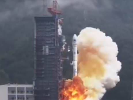 ﻿Китай запустив у космос два навігаційні супутники