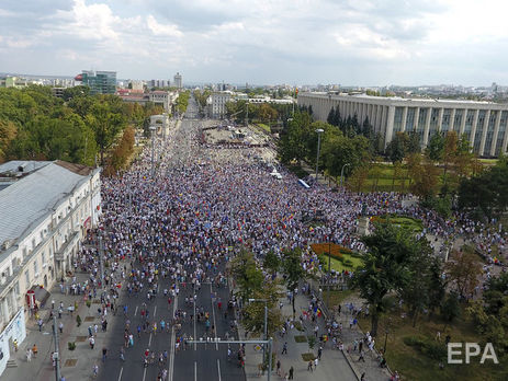 Полиция разогнала акцию протеста в Кишиневе. Видео
