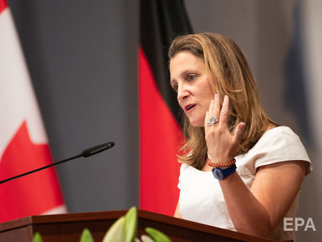 Министр иностранных дел Канады Фриланд отменила визит в Украину