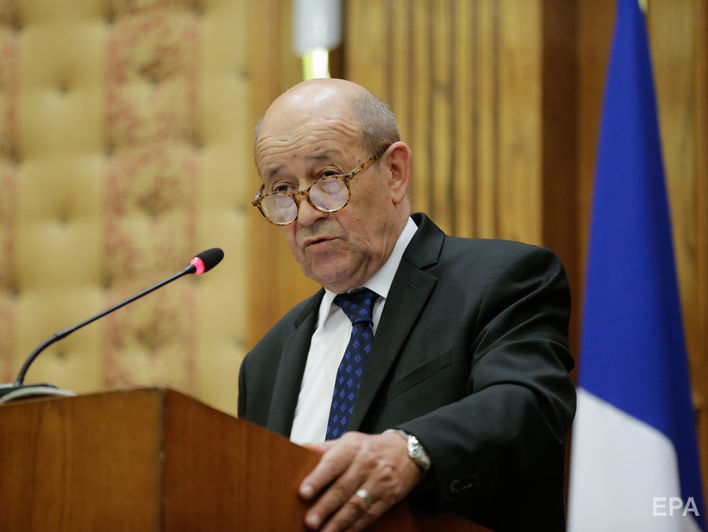 Глава МИД Франции назвал преждевременной идею направления миротворцев ООН на Донбасс