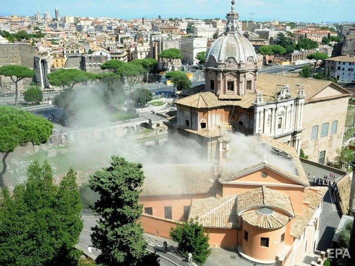 ﻿У Римі обвалився дах церкви Сан-Джузеппе-деї-Фаленьямі