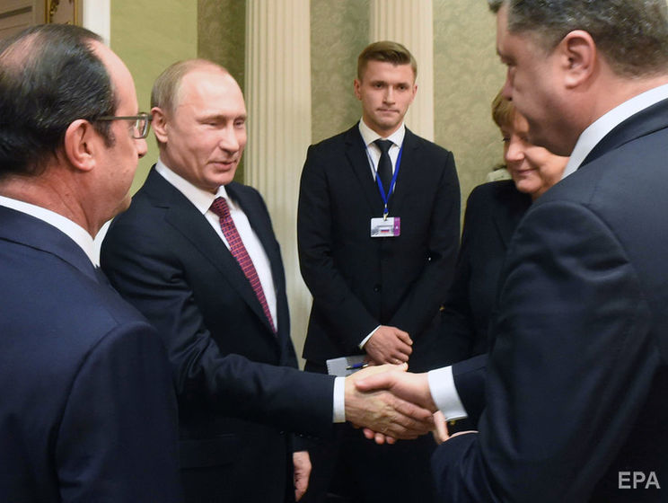 ﻿Пєсков заявив, що на переговорах у Мінську не чув від Путіна слова "розчавити"