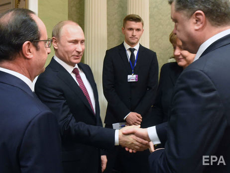 ﻿Пєсков заявив, що на переговорах у Мінську не чув від Путіна слова 