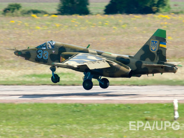 Яценюк: Украинский Су-25 был сбит российской стороной