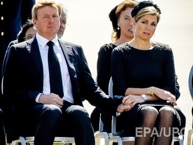 На церемонии присутствовали король Нидерландов Виллем-Александр и королева Максима