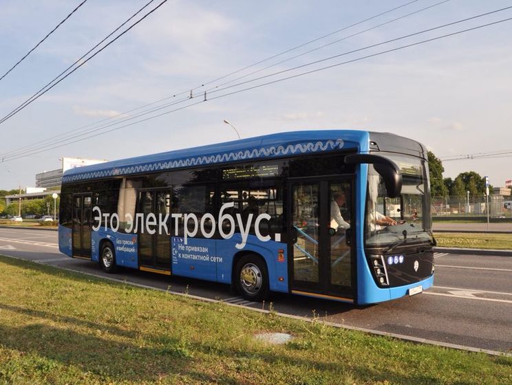 В Москве во время первого рейса сломался электробус с Собяниным