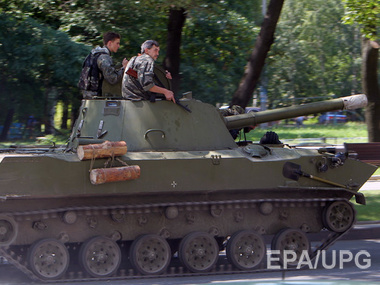 СНБО: Террористы замаскировали танки и 