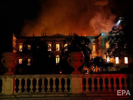 В Бразилии сгорел национальный музей страны. Фоторепортаж