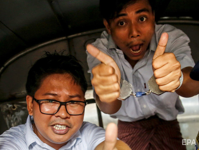﻿У М'янмі засудили двох журналістів Reuters до семи років в'язниці за спробу розголошення державної таємниці
