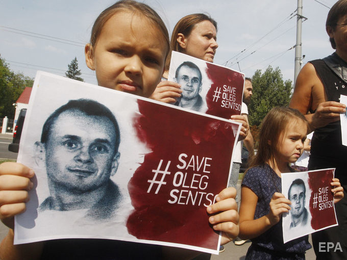 У Раду внесено проект постанови про висунення Сенцова на Нобелівську премію миру