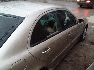 В Крыму обстреляли машину активиста Евромайдана