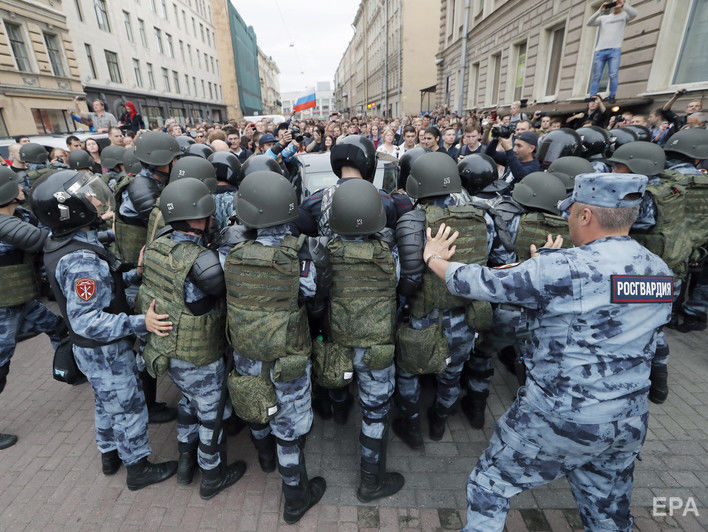 Під час акцій протесту проти підвищення пенсійного віку у РФ затримано понад 1000 осіб