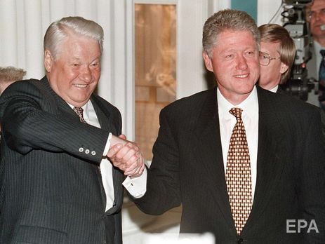 Ельцин и Клинтон на встрече в Кремле в сентябре 1998 года