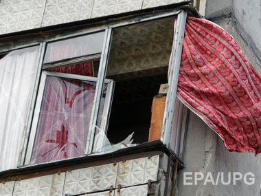 В Донецке ночью раздавались звуки взрывов и залпов из тяжелых орудий