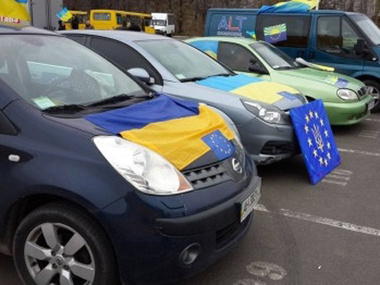 В Киеве собирают данные на таксистов, участвовавших в Евромайдане