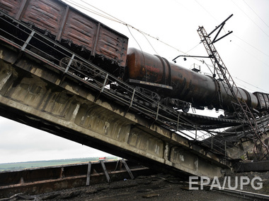 Военные инженеры восстановили мост через Северский Донец, который подорвали боевики