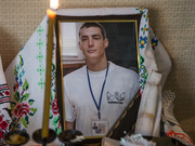 Как Гайсин прощался с погибшими под Луганском бойцами 