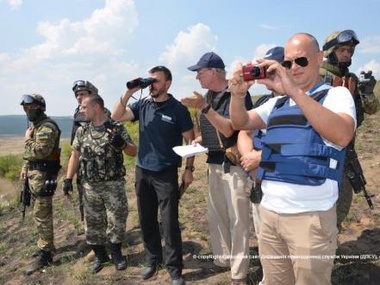 Украинские пограничники предъявили миссии ОБСЕ доказательства обстрела с территории России