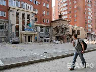 Горсовет: В Донецке полностью уничтожен жилой дом в Пролетарском районе