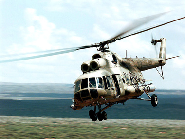 Журналист Бутусов: Экипаж сбитого боевиками санитарного вертолета Ми-8 спасен