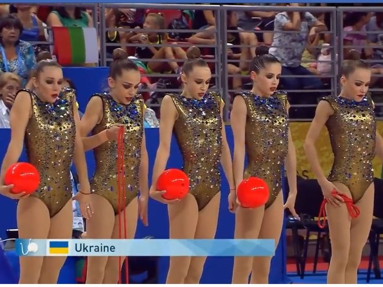 Украинские спортсменки заняли третье место на чемпионате мира по художественной гимнастике