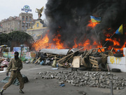 Очищение огнем. На Майдане сгорели палатки 