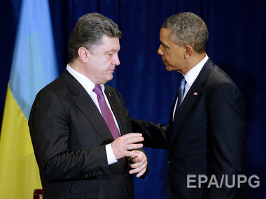 Порошенко и Обама договорились о гуманитарной помощи для Луганска и сентябрьской встрече 