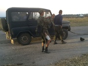 У николаевских десантников из обмундирования уцелели только каски и бронежилеты. Фоторепортаж